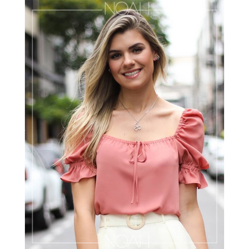 Modelos de shop blusinhas de manga